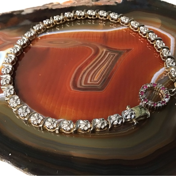 Sterling Tennis Bracelet - Picture 1 of 3